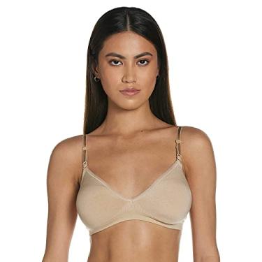 Imagem de Hanes Sutiã feminino confortável sem aro MHG795, Urze nude, P