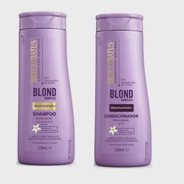 Imagem de Kit 1 Shampoo 1 Condicionador Desamarelador Blond Bioreflex 250 ml