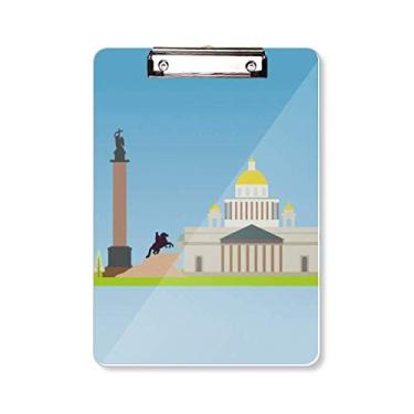 Imagem de Placa de apoio A4 com símbolo nacional da Rússia de São Petersburgo