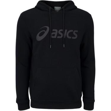 Imagem de Blusa de Moletom Masculina ASICS com Capuz Canguru Fechado Fleece