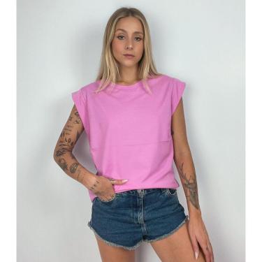 Imagem de Regata Feminina Aveloz Ombro Caído-Rosa