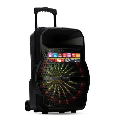 Imagem de Caixa De Som Amplificada Bluetooth 10 horas / TWS Polyvox  700w Woofer 15