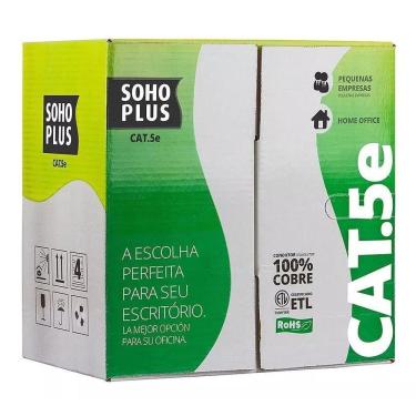 Imagem de Cabo Lan Furukawa Sohoplus Cat5E 305M 24Awg Cmx Pto 23200100