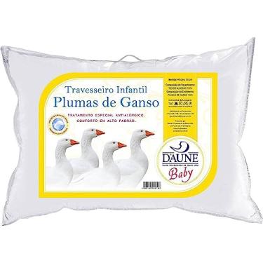 Imagem de Travesseiro Infantil Plumas de Ganso 30x40 cm
