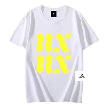 Imagem de Camisa Nx Zero Camiseta Masculina Banda Rock Logo Amarelo - Central
