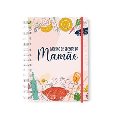 Imagem de Caderno De Receitas Mamãe Capa Dura fechamento com elástico