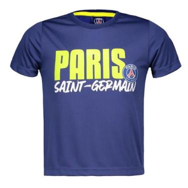 Imagem de Camiseta Psg Paris Saint-Germain Braziline Tecno Infantil