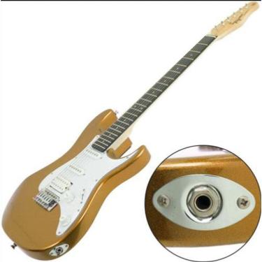 Imagem de Guitarra Elétrica Tagima Tg520 Mgy Metallic Gold Yellow