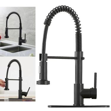 Imagem de Torneira Gourmet Pull Down Luxo Misturador Agua Quente Fria Cozinha Banheiro