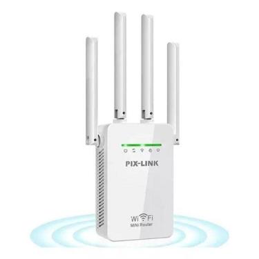 Imagem de Amplificador de Sinal para Wi-fi 2800m 4 Antenas Roteador