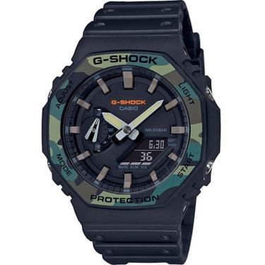 Imagem de Relógio G-Shock GA-2100SU-1ADR Preto/Camuflado  masculino