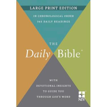 Imagem de The Daily Bible (Niv, Large Print): New International Version, Large Print Edition, Devotional Insights
