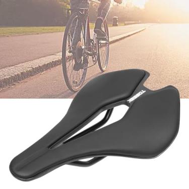 Imagem de Sela leve para bicicleta de montanha, sela de ciclismo respirável, almofada de assento de bicicleta ergonômica, selas de assento de bicicleta absorvente de choque, 25x15x4cm