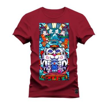 Imagem de Camiseta Algodão T-Shirt Premium Estampada Mandala Animal - Nexstar