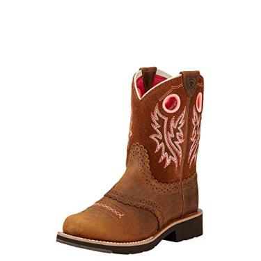 Imagem de ARIAT Bota infantil cole o Fatbaby Western, Powder Brown/Western Brown, 4 Big Kid