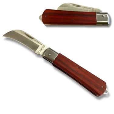 Imagem de Canivete Multifuncional em Aço Inox com Ponta Curva - Starfer