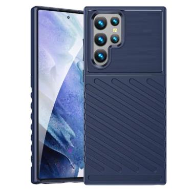 Imagem de GTBDEKI Capa de celular para Galaxy S22 Ultra, capa para Samsung S22 Ultra 5G SM-S908U, capa traseira de silicone TPU flexível de borracha antiarranhões à prova de choque para Samsung Galaxy S22 Ultra