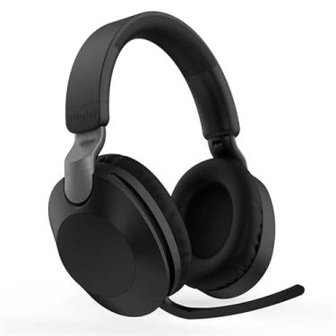 Imagem de Waillynice Os novos fones de ouvido MS-B2 sem fio Bluetooth 5.1 podem ser girados e dobrados com cancelamento de ruído, microfone baixo, música, jogos, fone de ouvido (preto sem caixa)
