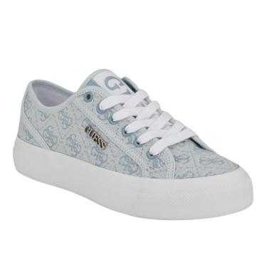 Imagem de GUESS Tênis feminino Jelexa, Azul claro 450, 36