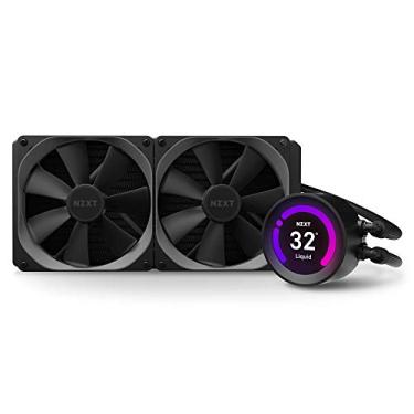 Imagem de Cooler NZXT Kraken Z63 280mm - RL-KRZ63-01 - AIO RGB - LCD Customizável - Conector RGB - Aer P 140mm (2 Peças)
