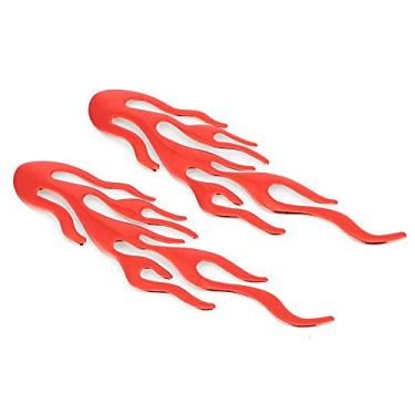 Imagem de Universal Motocicleta Gás óleo Tanque de Combustível Adesivo Almofada Protetor Decoração para Bicicleta (Vermelho)