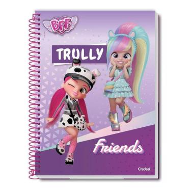 Imagem de Caderno Espiral 80 Fls 1 Matéria Bff Trully Friends Credeal