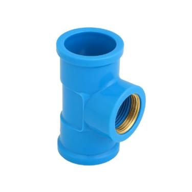 Imagem de TE AZUL COM BUCHA LATAO 25MM X 1/2" - KRONA