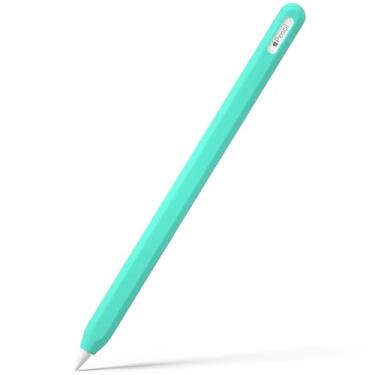 Imagem de Estojo de silicone compatível com Apple Pencil 2ª geração Apple Pencil Pro capa de silicone para iPad Pencil 2 capa protetora para acessórios Apple Pen (menta)