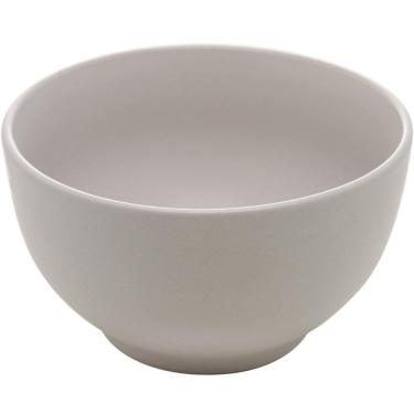 Imagem de Kit 25 Cumbucas de Cerâmica Bege Cronus Lyor 680ml Restaurantes Servir Caldos Saladas Sopas