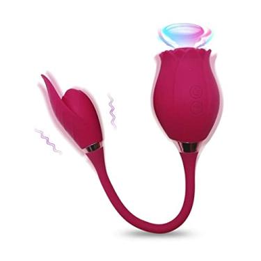 Imagem de Vibrador Rosa Sucção Feminino Clitóris Mamilo Estimulação Brinquedos 20 frequências Sexuais Zatla Shop