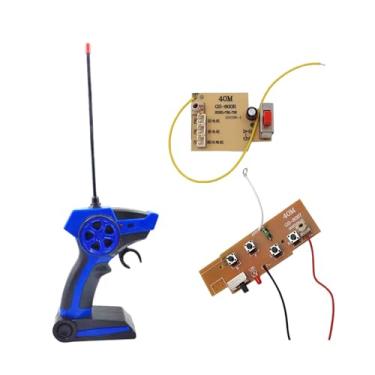 Imagem de Deevoka Placa transmissora receptor, 4 canais, placa de circuito com rc para acessórios de brinquedo rc peças de reposição diy modificado