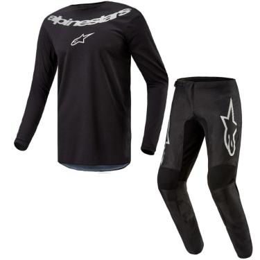 Imagem de Kit Calça + Camisa Alpinestars Fluid Graphite 2025