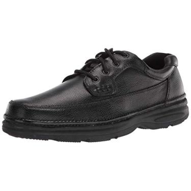Imagem de Nunn Bush Mocassim masculino Cameron Toe Oxford com gel confortável, Preto, 48