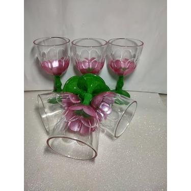 Imagem de Jogo de Taças de Vidro para Água/Vinho, 315 ml, Linha Jade, 4 Peças