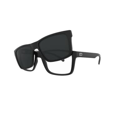 Imagem de Armação Óculos Hb Clip On Switch 0472 10104720243032 Quadrado Masculino