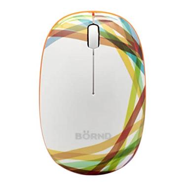 Imagem de Bornd Mouse óptico sem fio de 2,4 GHz, arco-íris largo (E220 Wide-Rainbow)