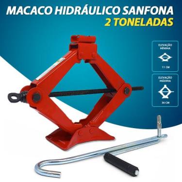 Imagem de Macaco Mecânico Sanfona Honda City 2009 2010 2011 2012 2013 2014 2T To