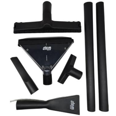 Imagem de Kit 5un Bocal Preto e 2un Extensor Plástico Compatível com Extratora W