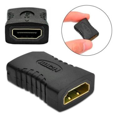Imagem de Adaptador Emenda Hdmi Femea Alongar Cabo Prolongador Junção - Things N
