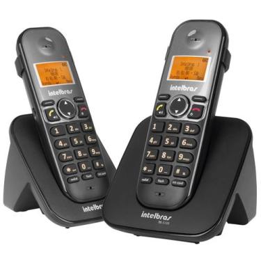 Imagem de Kit Telefone Sem fio Com ramal TS 5122 intelbras Dect 6.0, Sem fio