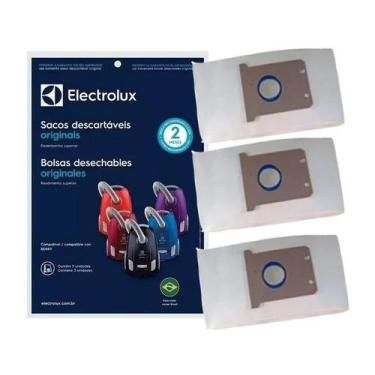 Imagem de Kit 3 sacos desc aspirador electrolux mod berry original