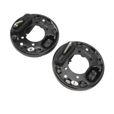 Imagem de 1 par Completo de Conjunto de Freio de Carrinho Conjunto de Freio de Carrinho Com Sapatas de Freio 70998G01 Substituição de Conjunto de Freio Esquerdo Direito para E Z GO TXT E