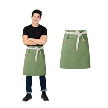 Imagem de Avental de Cintura Verde Cha Cafeteria Bar Vegano SPA 10un - CASACHA