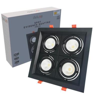 Imagem de Spot Evidence Quattro Preto 28w Cor Ajustavel 3000k A 6500k - Avant