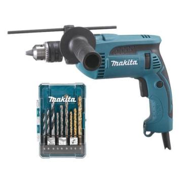Imagem de Furadeira De Impacto Makita 1/2 760W Hp1640 + Brocas 220V, 220V