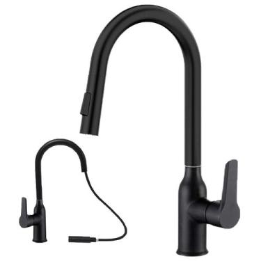 Imagem de Torneira Extensivel Gourmet Cozinha Pia Mesa Ducha Articulada Monocoma