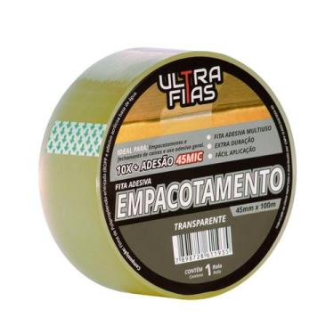 Imagem de KIT 20 Fitas Empacotamento 100 Metros - Marrom ou Transparente - Ultra
