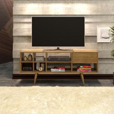 Imagem de Rack para TV até 50 Polegadas 1 Gaveta 7 Nichos R1462 Tecnomobili, Nat