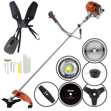 Imagem de Máquina de Cortar Grama Á Gasolina Tekna RL520AC 52cc Roçadeira Comple