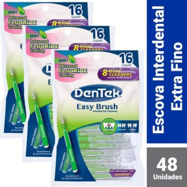 Imagem de Kit Escova Interdental DenTek Easy Brush Fino com 48 unidades